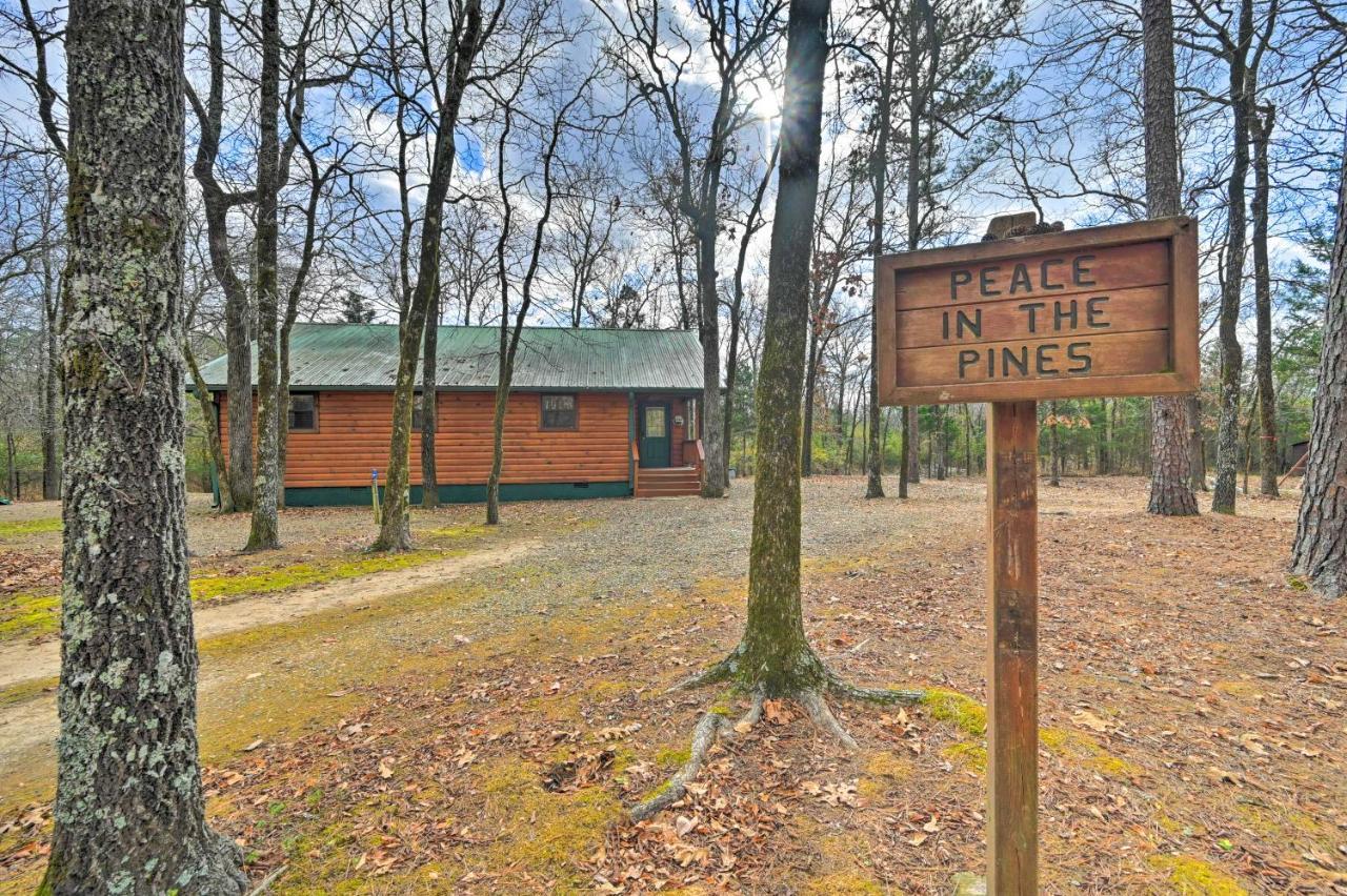 Quiet Woodsy Getaway With Hot Tub In Broken Bow Vila Stephens Gap Exterior foto